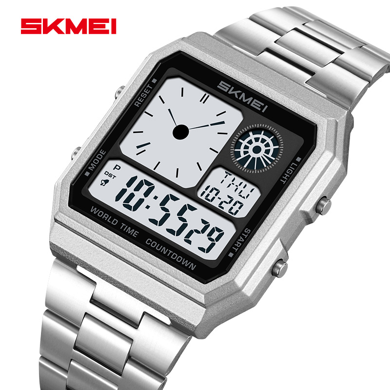 Casio Watches Smartwatch - SKMEI 2353 Stainless Steel Strip Wristwatches