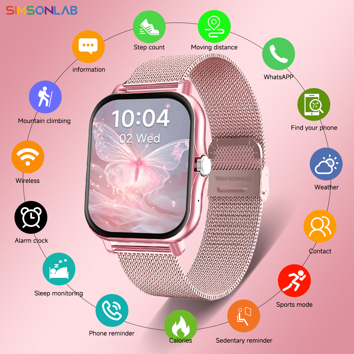 Smartwatch New Watches 2025 - 2025 New Smartwatch 1.83''HD Screen Heart