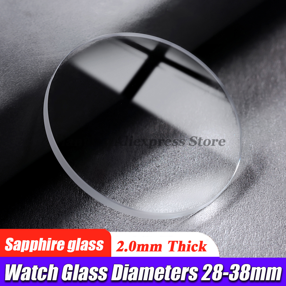 Watch Crystal Replacement - Watch Glass Sapphire Replacement Flat 2.0mm