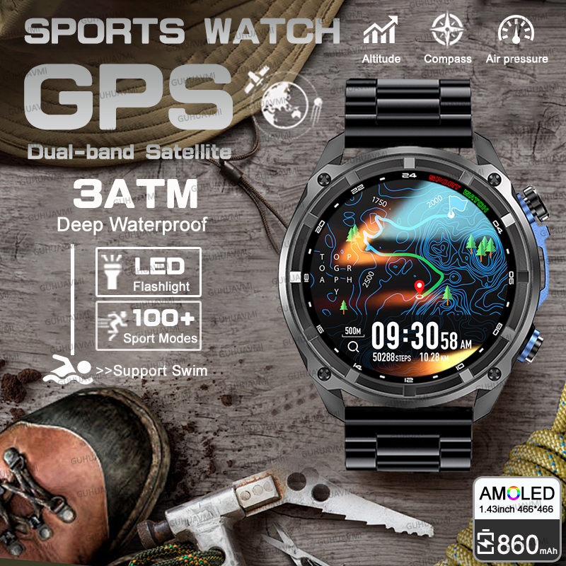 Smartwatch New Watches 2025 - NEW GPS Offline Map Navigation 4G