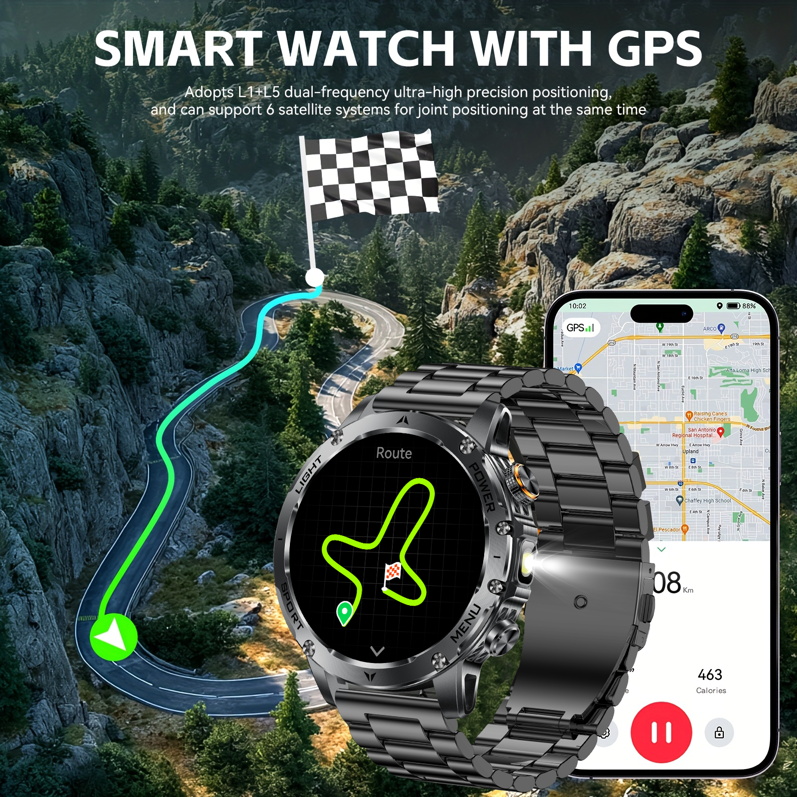 2025 New GPS Outdoor Sports Sm - Smartwatch New Watches 2025 리뷰 및 가격