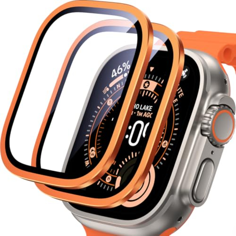 2PCS HD Metal Tempered Glass F - Smartwatch Watches For Men 리뷰 및 가격
