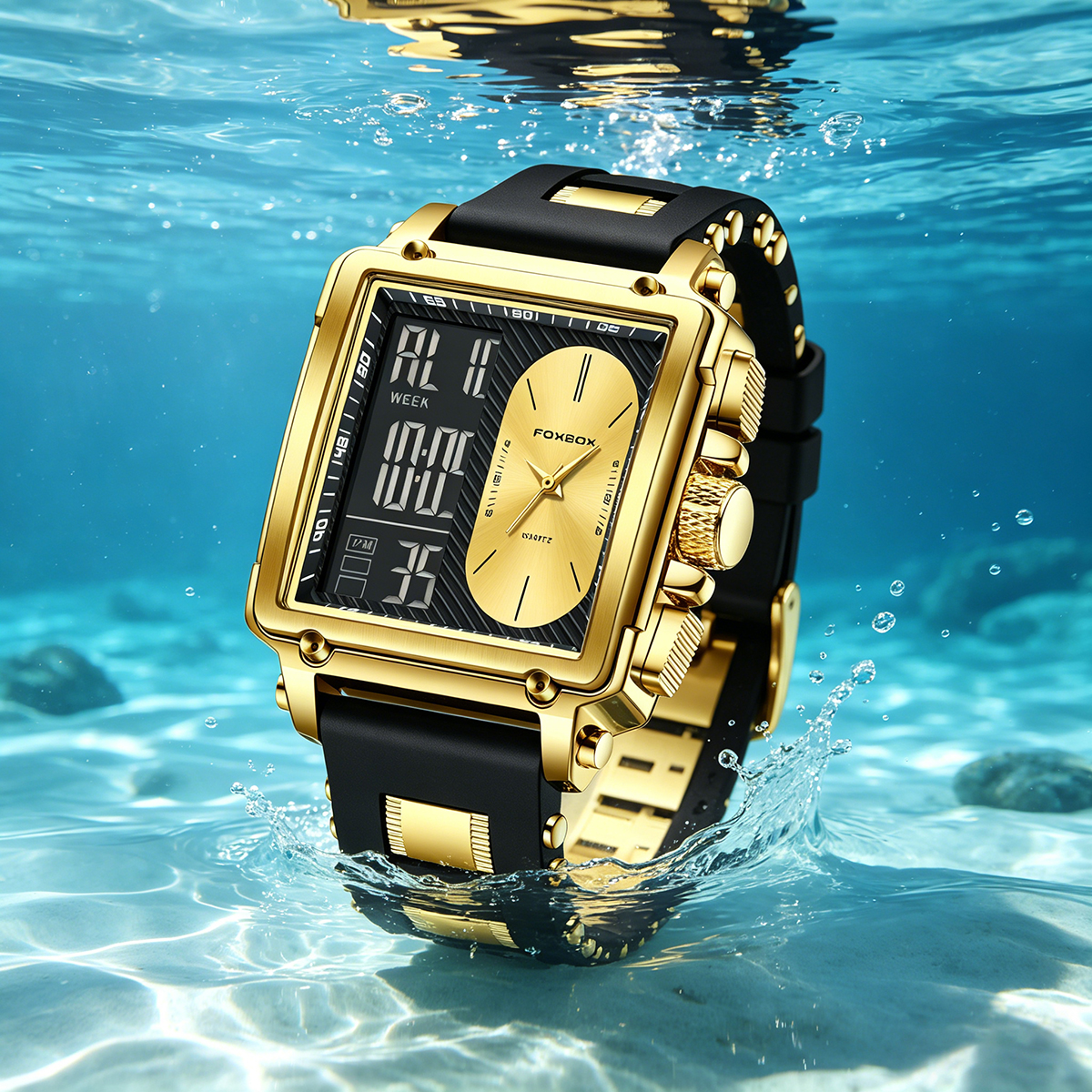 LIGE Top Original Square Digit - Smartwatch Watches For Men Digital 리뷰 및 가격