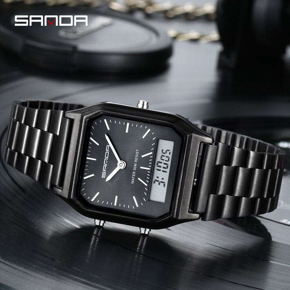 SANDA Luxury Mens G Style Watc - Casio Watches Smartwatch 리뷰 및 가격