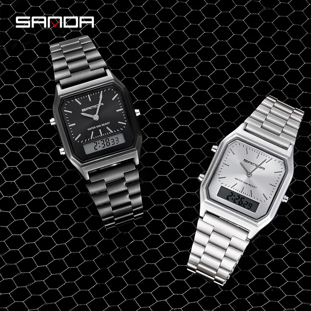 SANDA Luxury Mens G Style Watc - Casio Watches Smartwatch 리뷰 및 가격