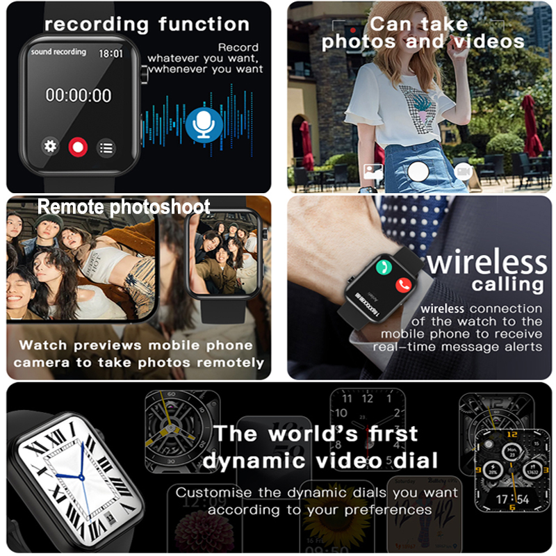 New Camera SmartWatch Men Wome - Watch Esim 리뷰 및 가격
