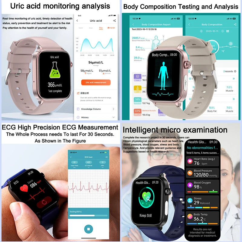 2025 New ECG+PPG Monitoring Sm - Smartwatch New Watches 2025 리뷰 및 가격