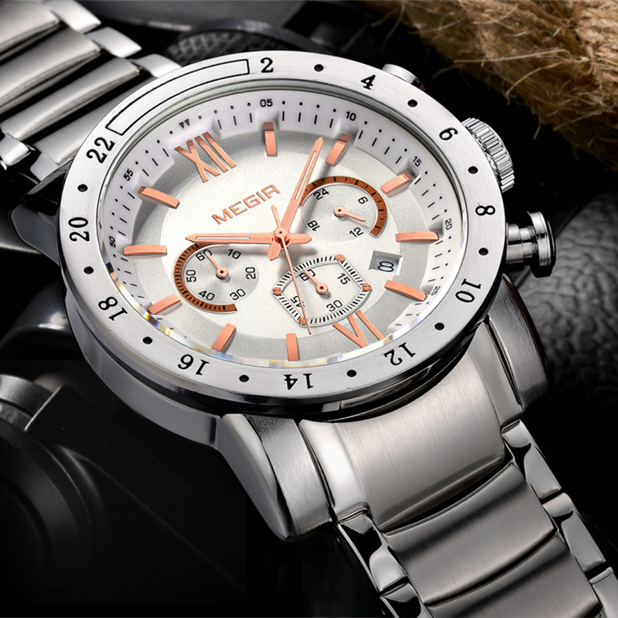 MEGIR Stainless Steel Casual W - Smartwatch Watches For Men Digital 리뷰 및 가격