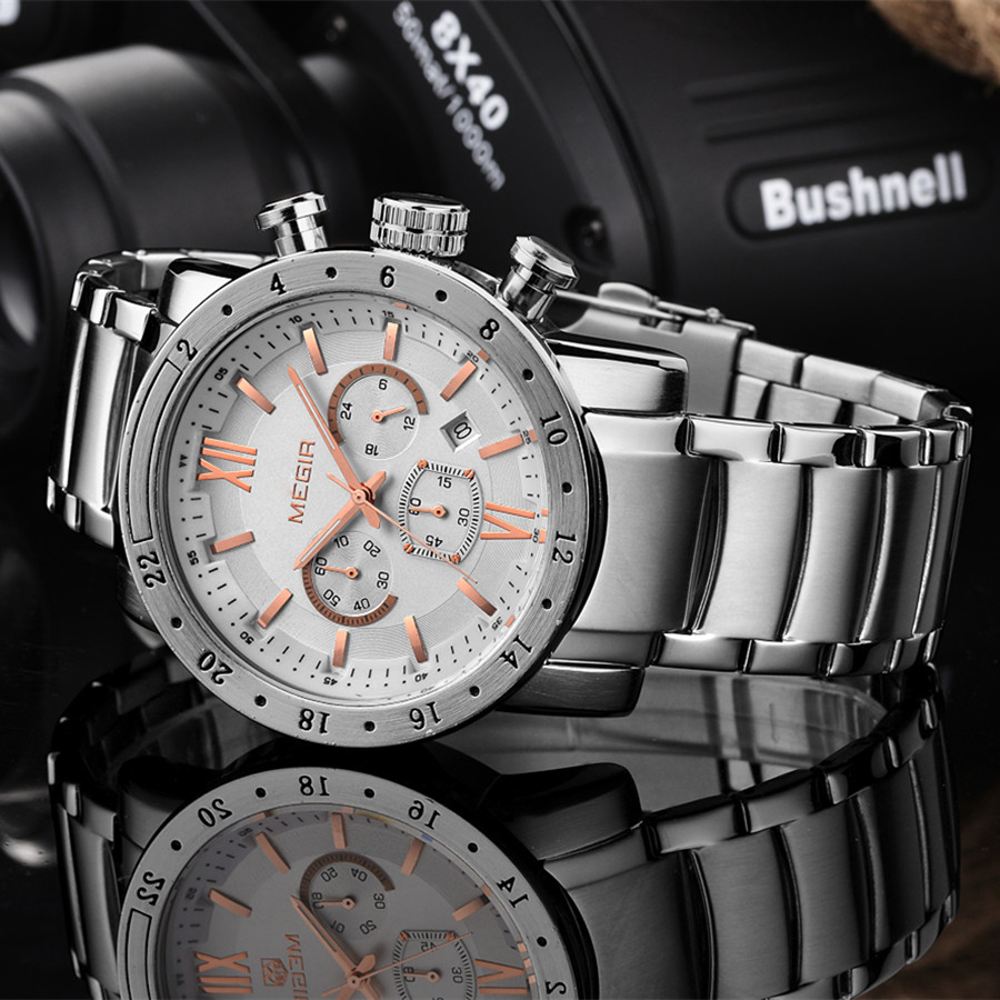 MEGIR Stainless Steel Casual W - Smartwatch Watches For Men Digital 리뷰 및 가격