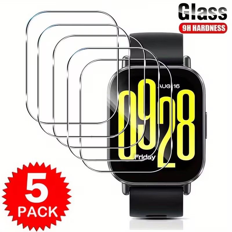 1-5Pcs Tempered Glass for Xiao - Smartwatch Redmi Watches 리뷰 및 가격