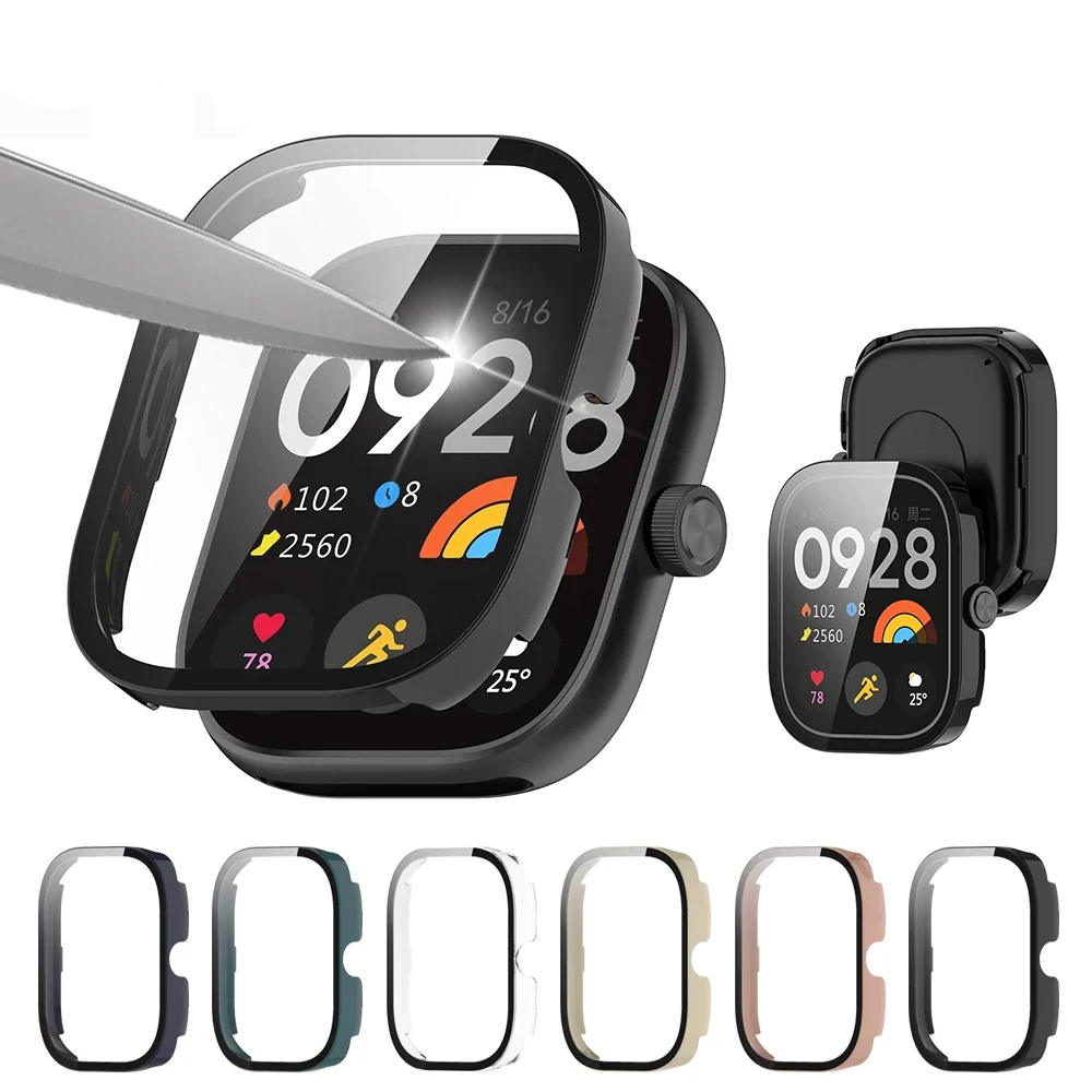 Tempered Glass+Case For Xiaomi - Smartwatch Watches For Mens 리뷰 및 가격