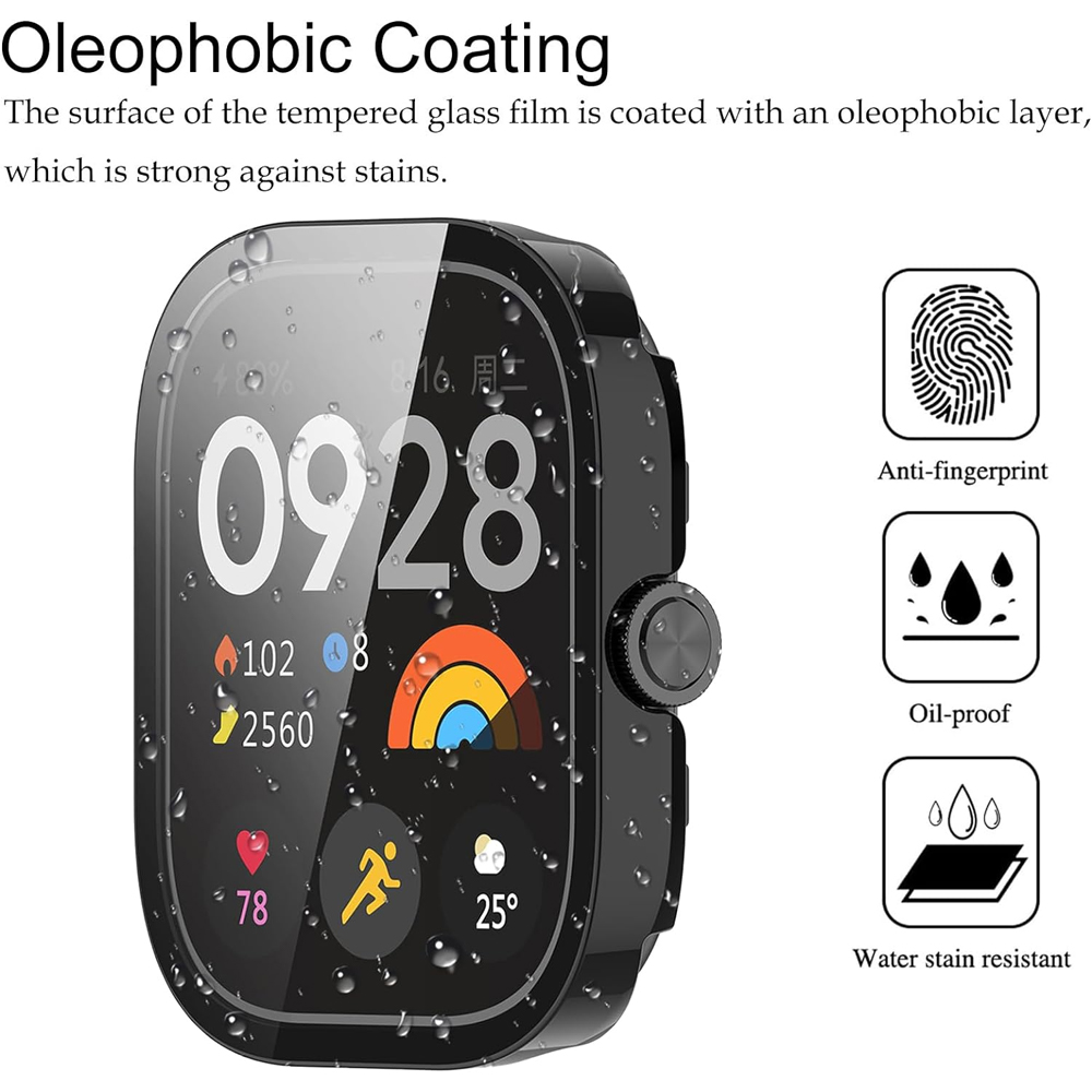 Tempered Glass+Case For Xiaomi - Smartwatch Watches For Mens 리뷰 및 가격
