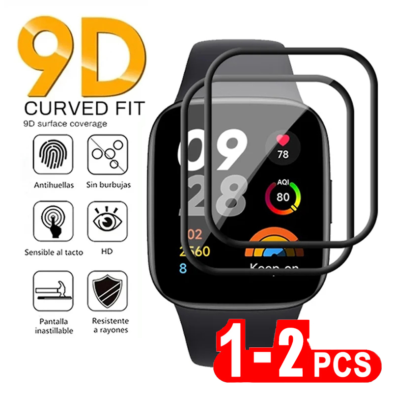 2 Pcs Tempered Glass for Redmi - Smart Watch Screen Protector 리뷰 및 가격