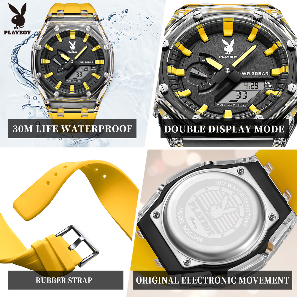 PLAYBOY 2066 Brand Original El - Smartwatch Watches For Men Digital 리뷰 및 가격