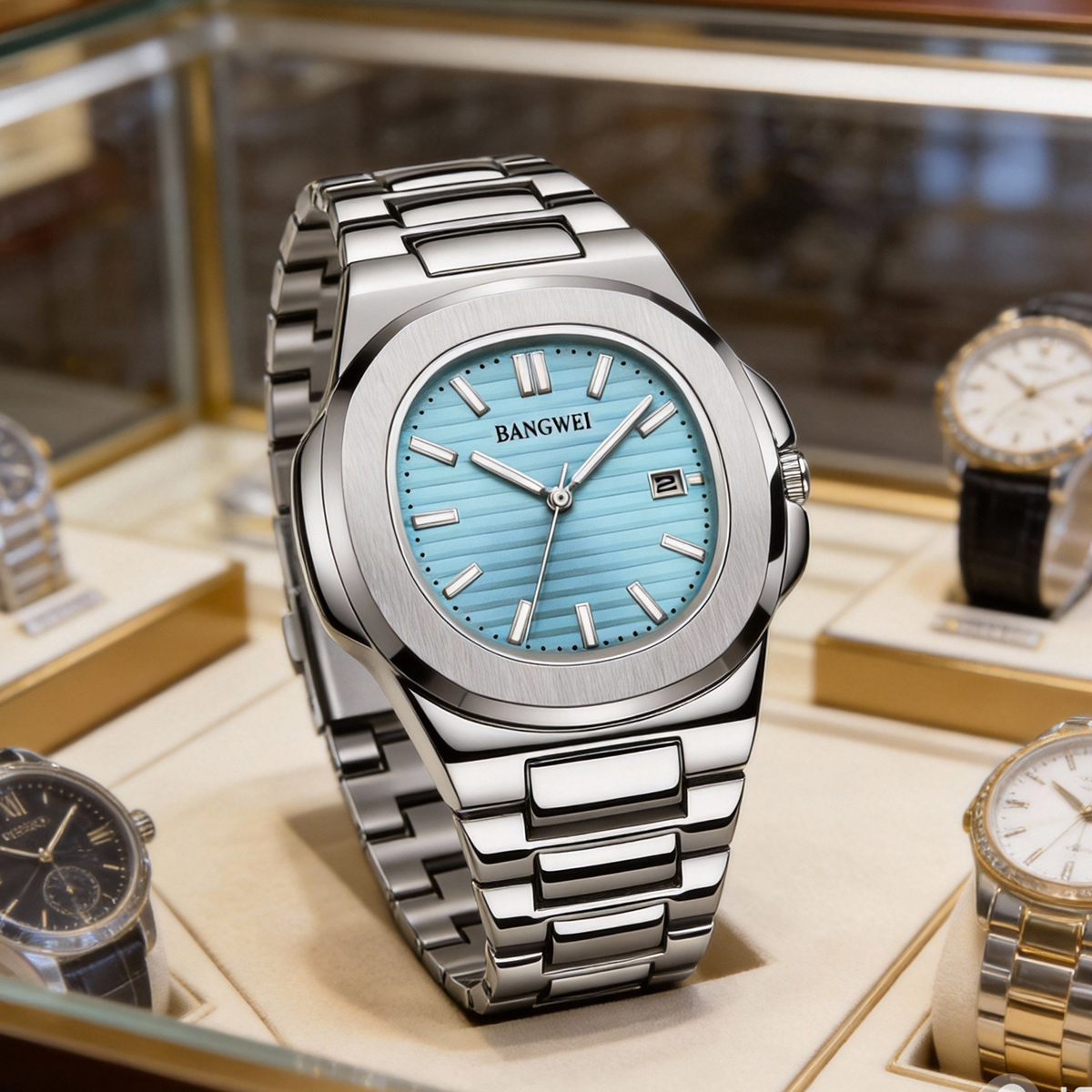 BANGWEI Luxury Men Quartz Watc - Smartwatch Watches For Men Digital 리뷰 및 가격