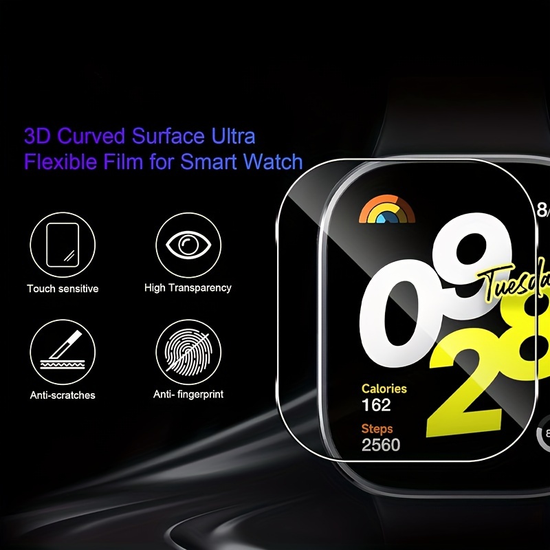 3-5Pcs Premium Tempered Glass  - Smartwatch Redmi Watches 리뷰 및 가격