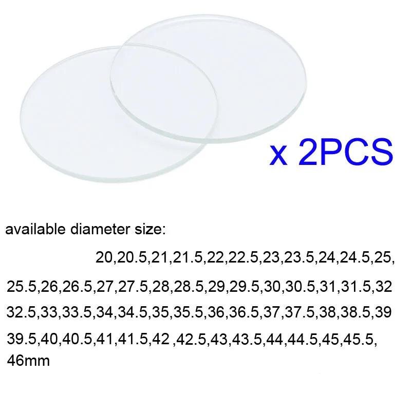 【2PCS】Thickness 2.0mm Round Wa - Watch Crystal Replacement 리뷰 및 가격