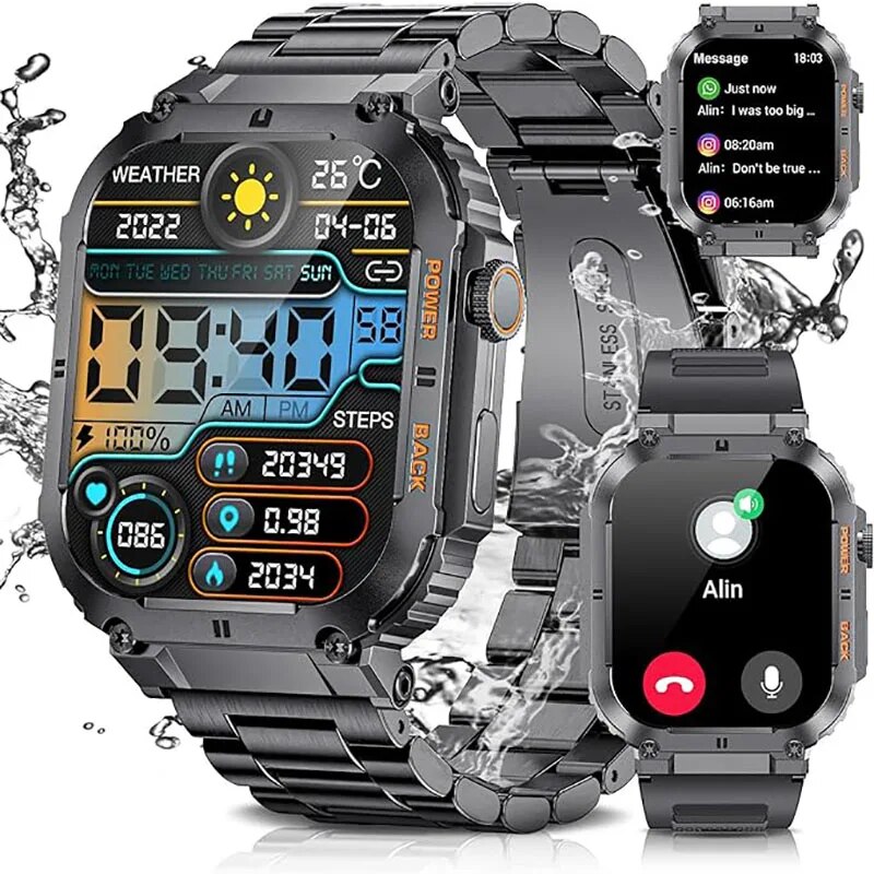LIGE Outdoor Sports Fitness Sm - Smartwatch Watches For Men Digital 리뷰 및 가격