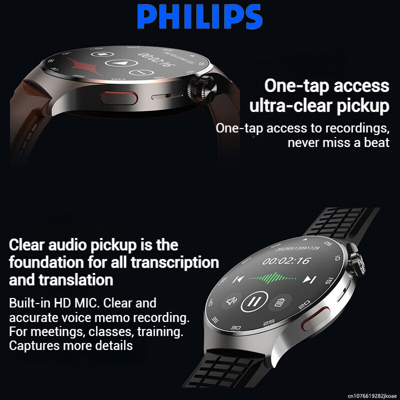 New Philips VTR5206 Smart watc - Smartwatch Watches Birthday Gift For Men 리뷰 및 가격