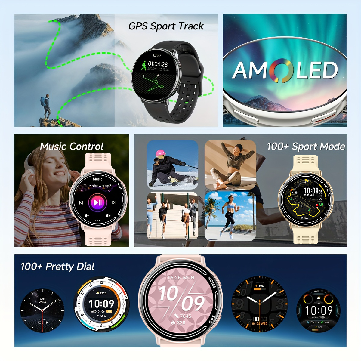 New hot GPS smartwatch 1.43 AM - Smartwatch New Watches 2025 리뷰 및 가격