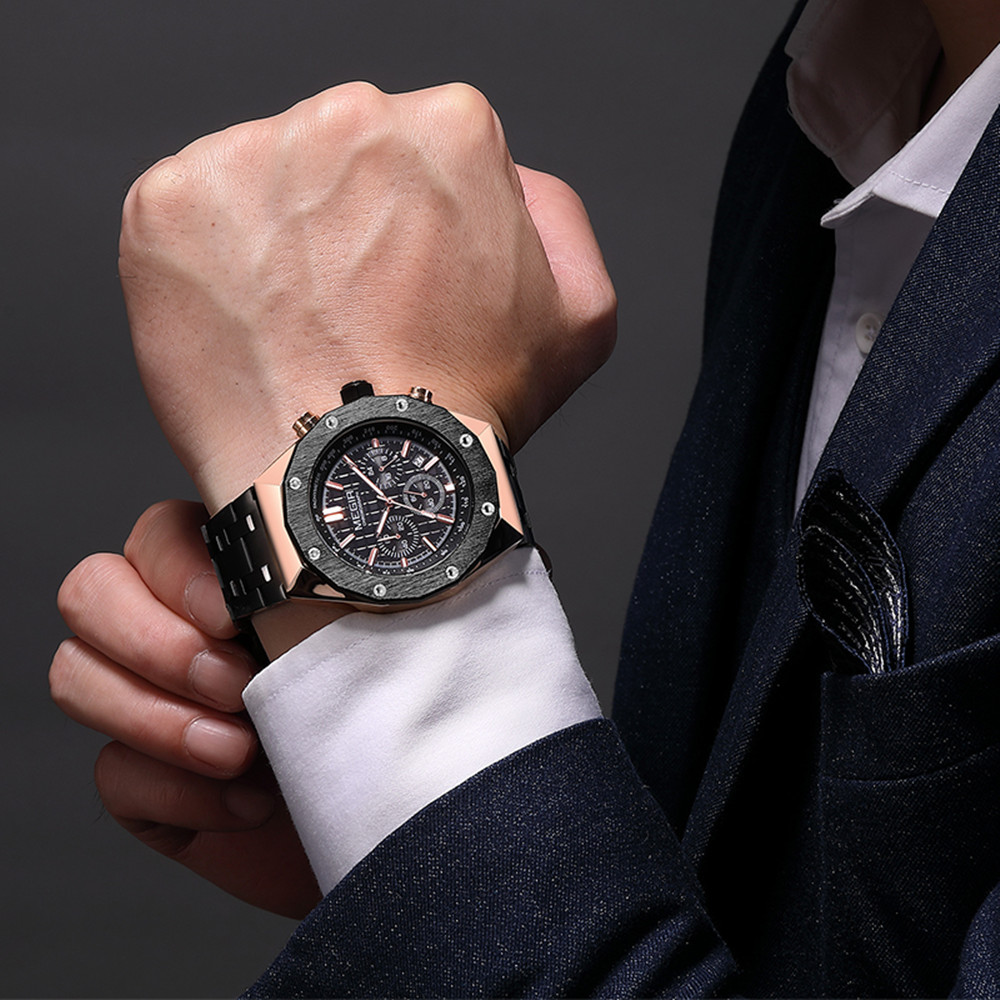 MEGIR Chronograph Luxury Men S - Smartwatch Watches For Men Digital 리뷰 및 가격