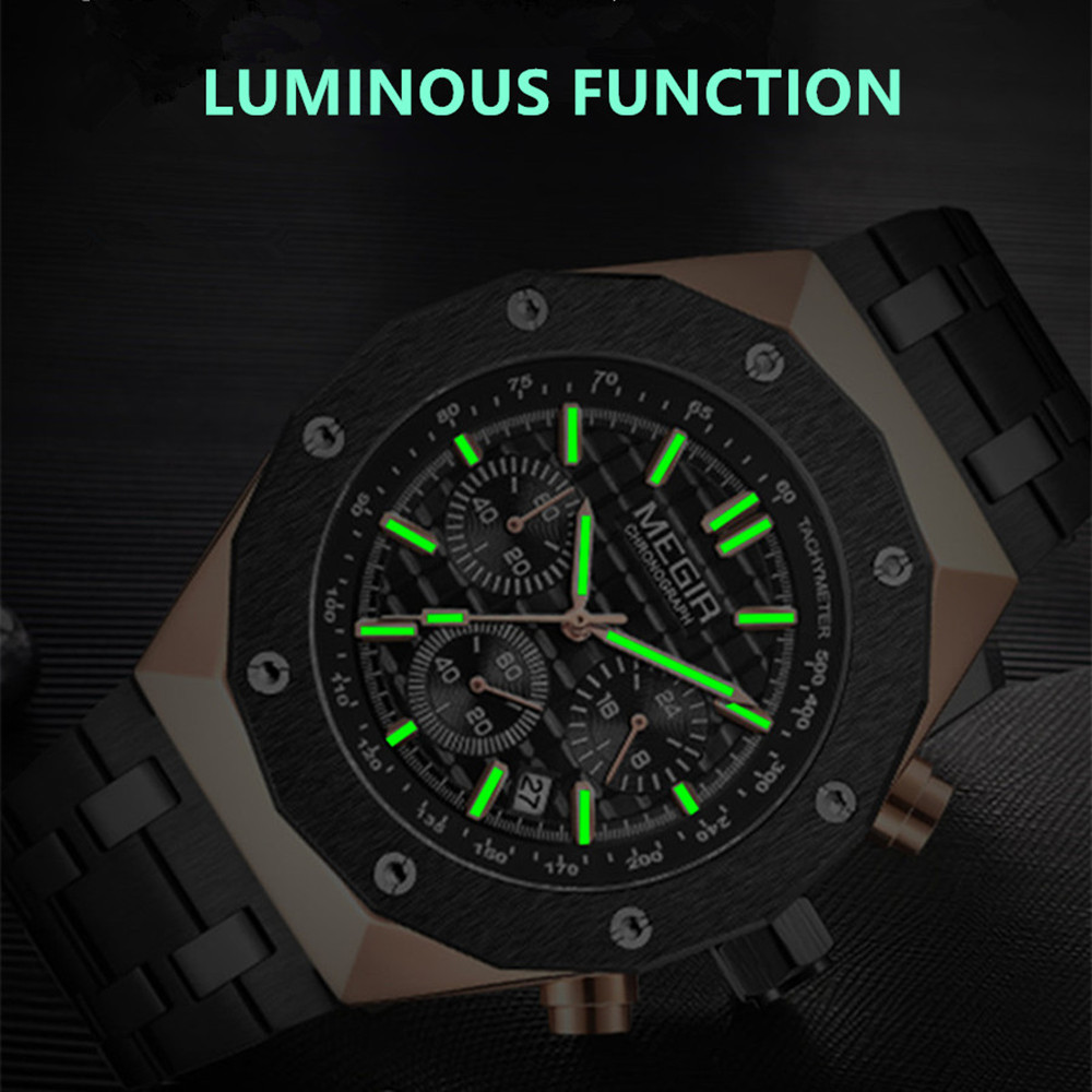 MEGIR Chronograph Luxury Men S - Smartwatch Watches For Men Digital 리뷰 및 가격
