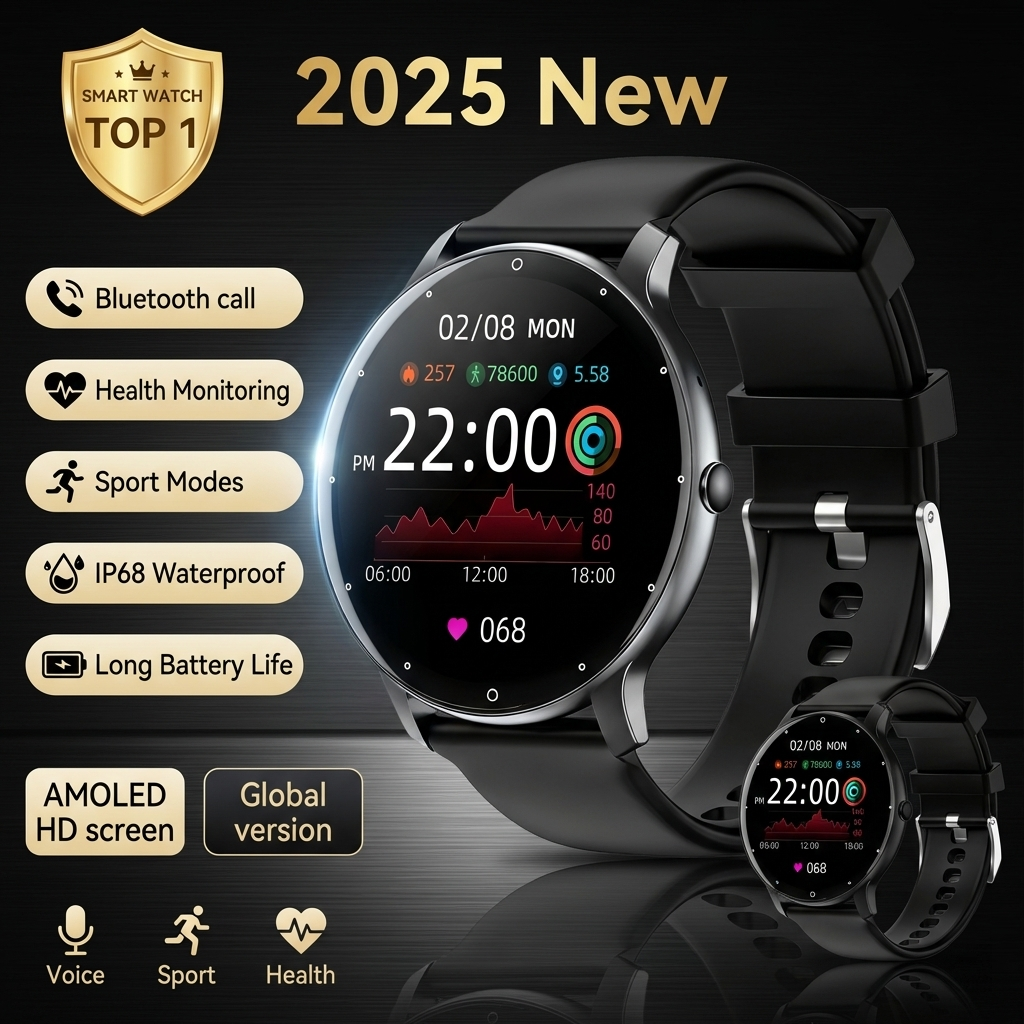 2025 New Smart Watch Heart Rat - Smartwatch New Watches 2025 리뷰 및 가격