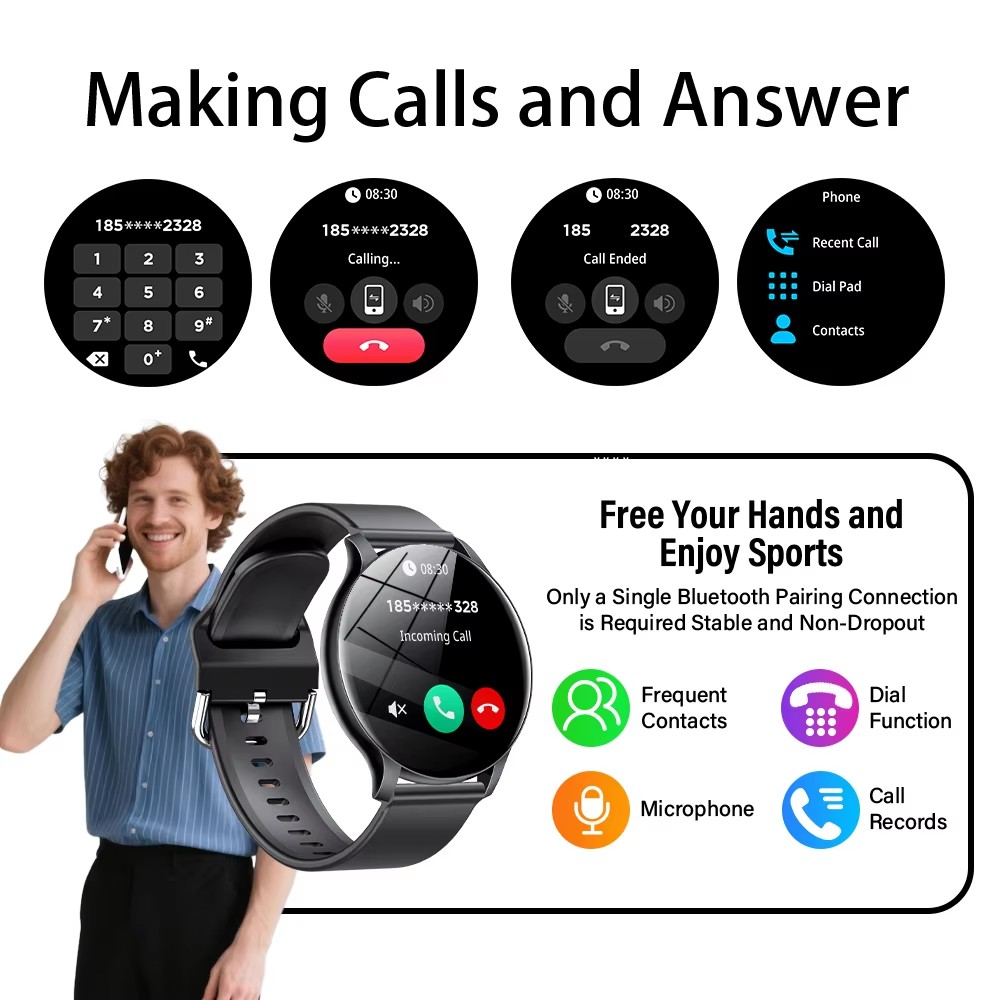 2025 New Smart Watch Heart Rat - Smartwatch New Watches 2025 리뷰 및 가격