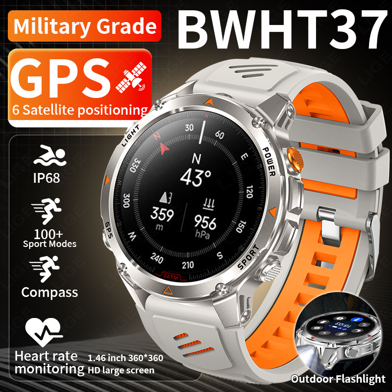 LIGE Rugged GPS Track Smart Wa - Smartwatch Watches For Men 리뷰 및 가격