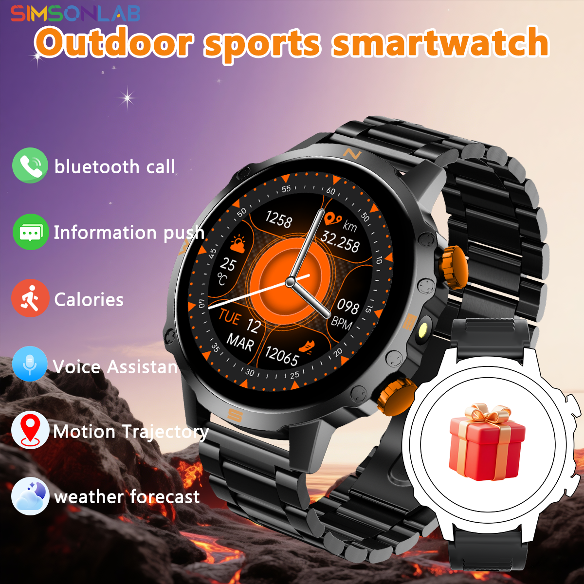 New Smart Watch 1.5''HD Screen - Smartwatch Watches Birthday Gift For Men 리뷰 및 가격