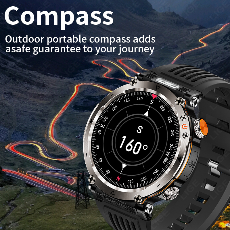 New Military Outdoor Smartwatc - Smartwatch Watches For Men 리뷰 및 가격
