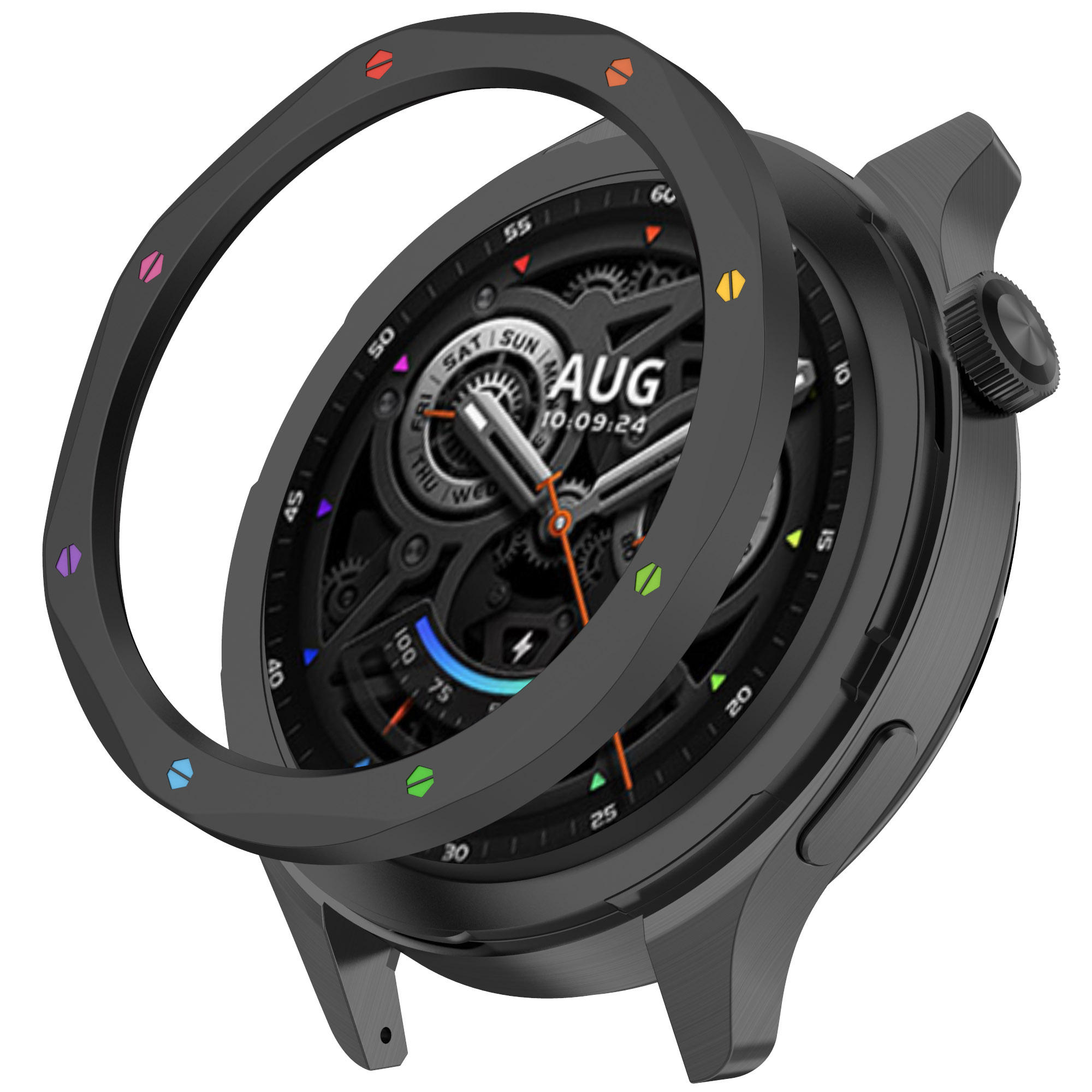 Metal Bezel Ring Case For Xiao - Watch Esim 리뷰 및 가격