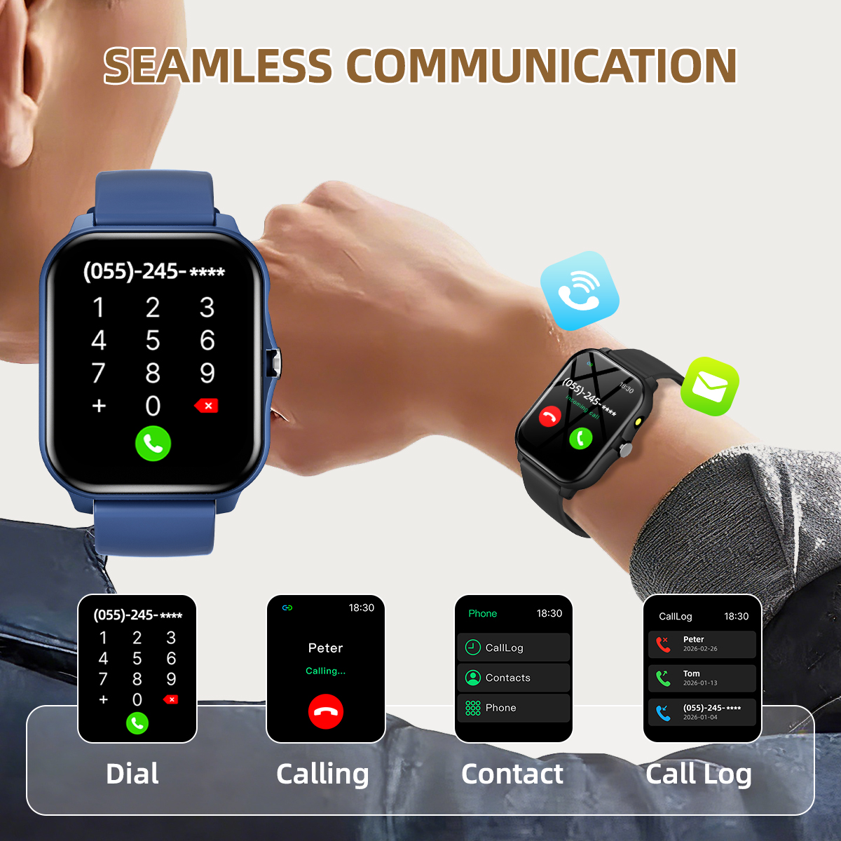 New Smart Watch Message Remind - Smartwatch Watches Birthday Gift For Men 리뷰 및 가격