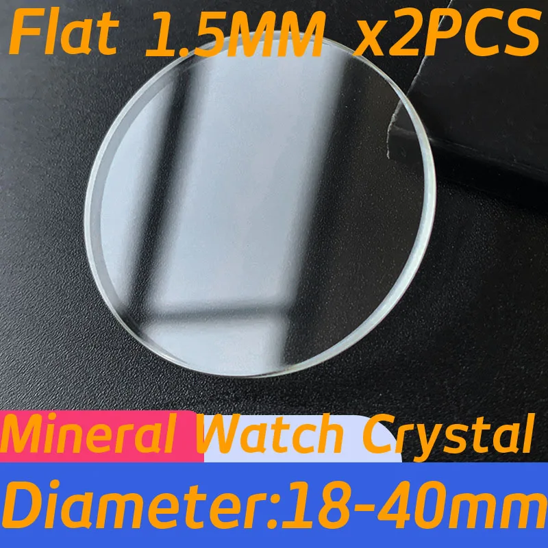 Set of 2PCS Thickness 1.5mm Fl - Watch Crystal Replacement 리뷰 및 가격