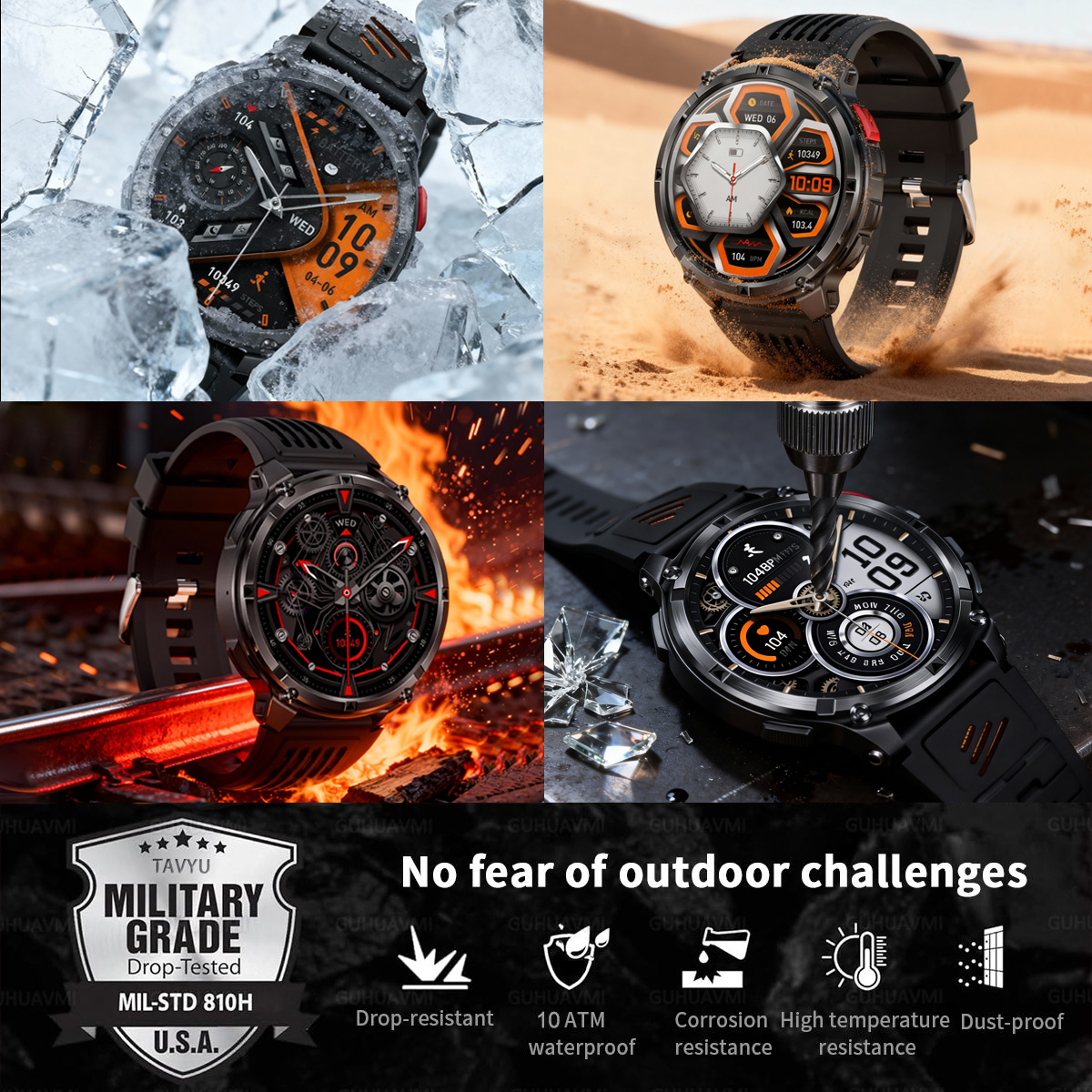2026 New GPS Military Smart Wa - Smartwatch New Watches 2025 리뷰 및 가격