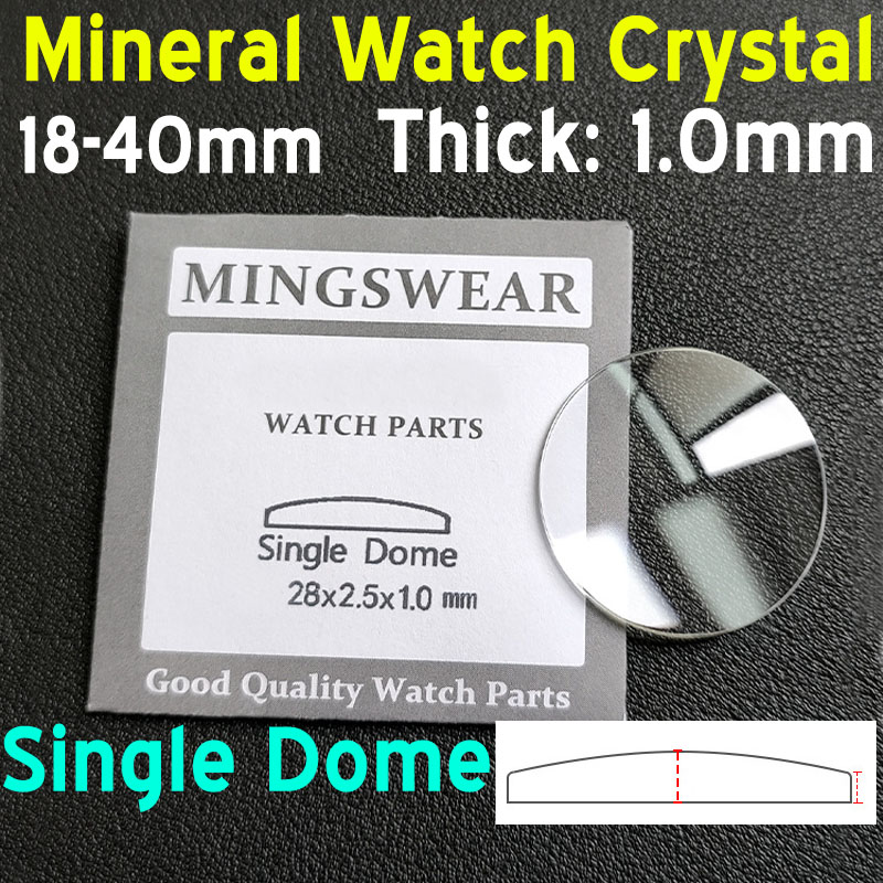 1mm Thick Round Single Dome Co - Watch Crystal Replacement 리뷰 및 가격