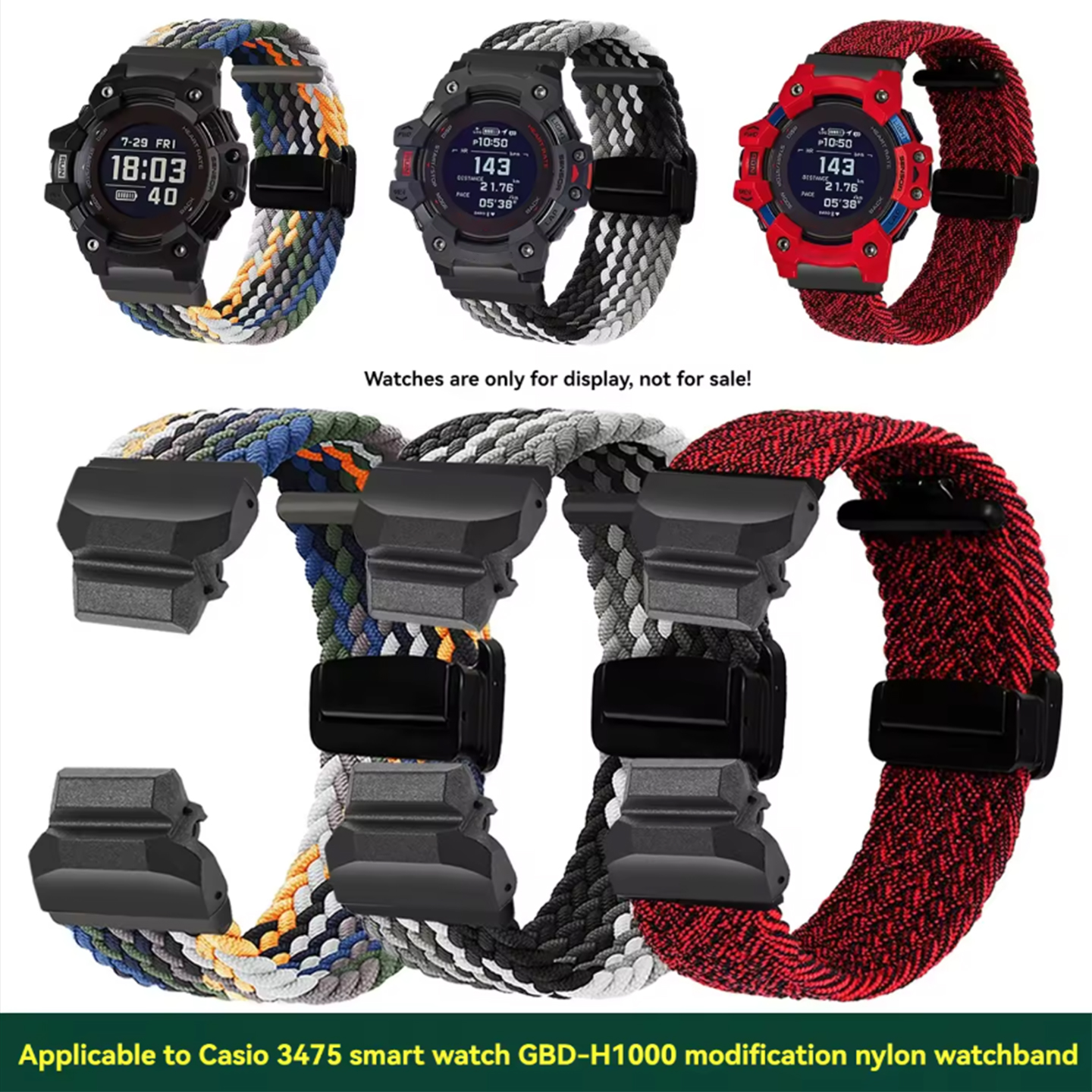 gbd-h1000 nylon Sports watchba - Casio Watches Smartwatch 리뷰 및 가격