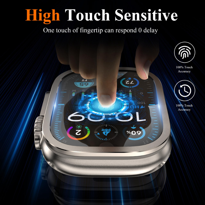 2pcs Tempered Glass for Apple  - Smartwatch Watches For Men 리뷰 및 가격