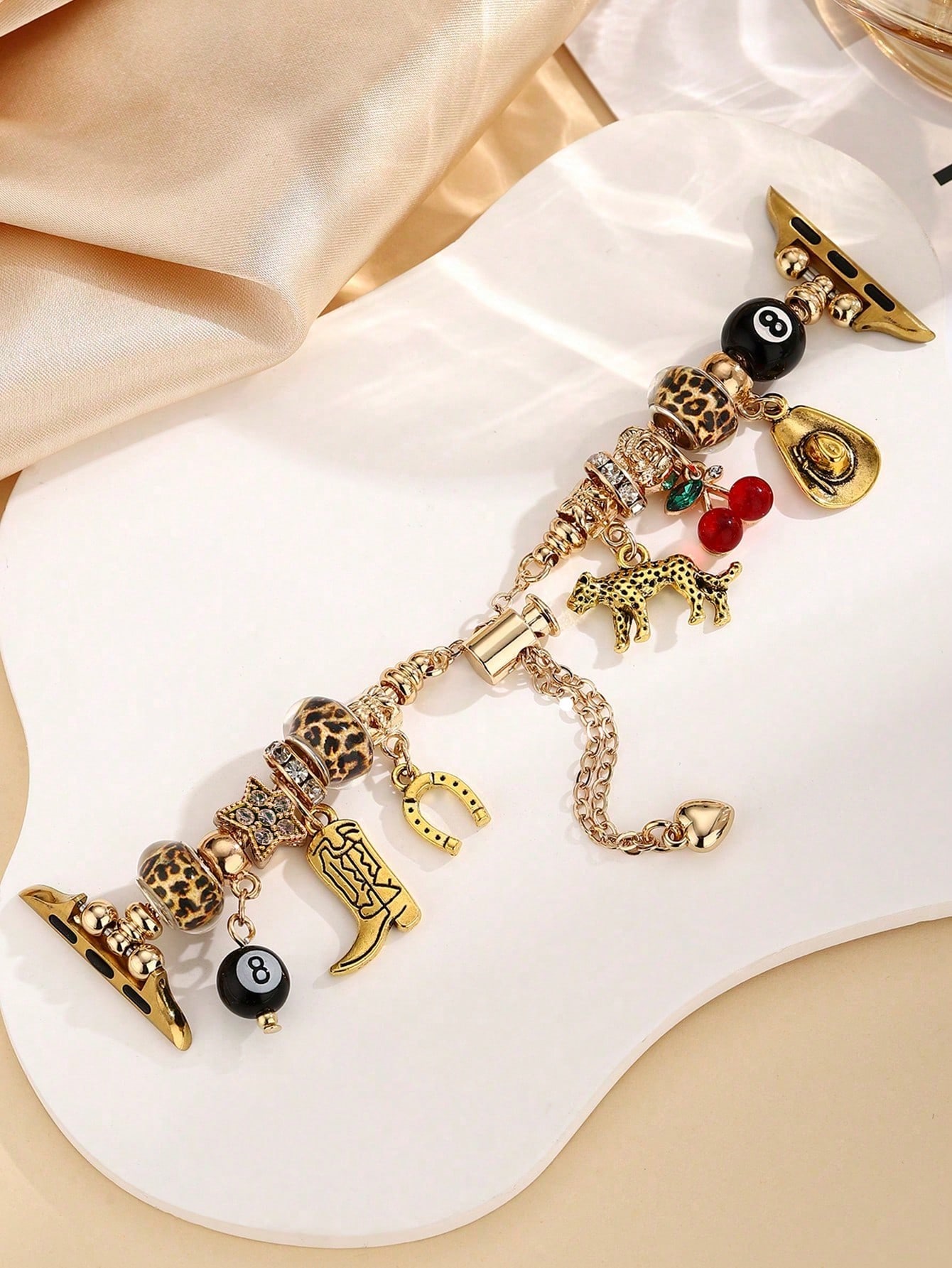 1pc Leopard Print Stylish Band - Smartwatch Stylish Watches For Women 리뷰 및 가격