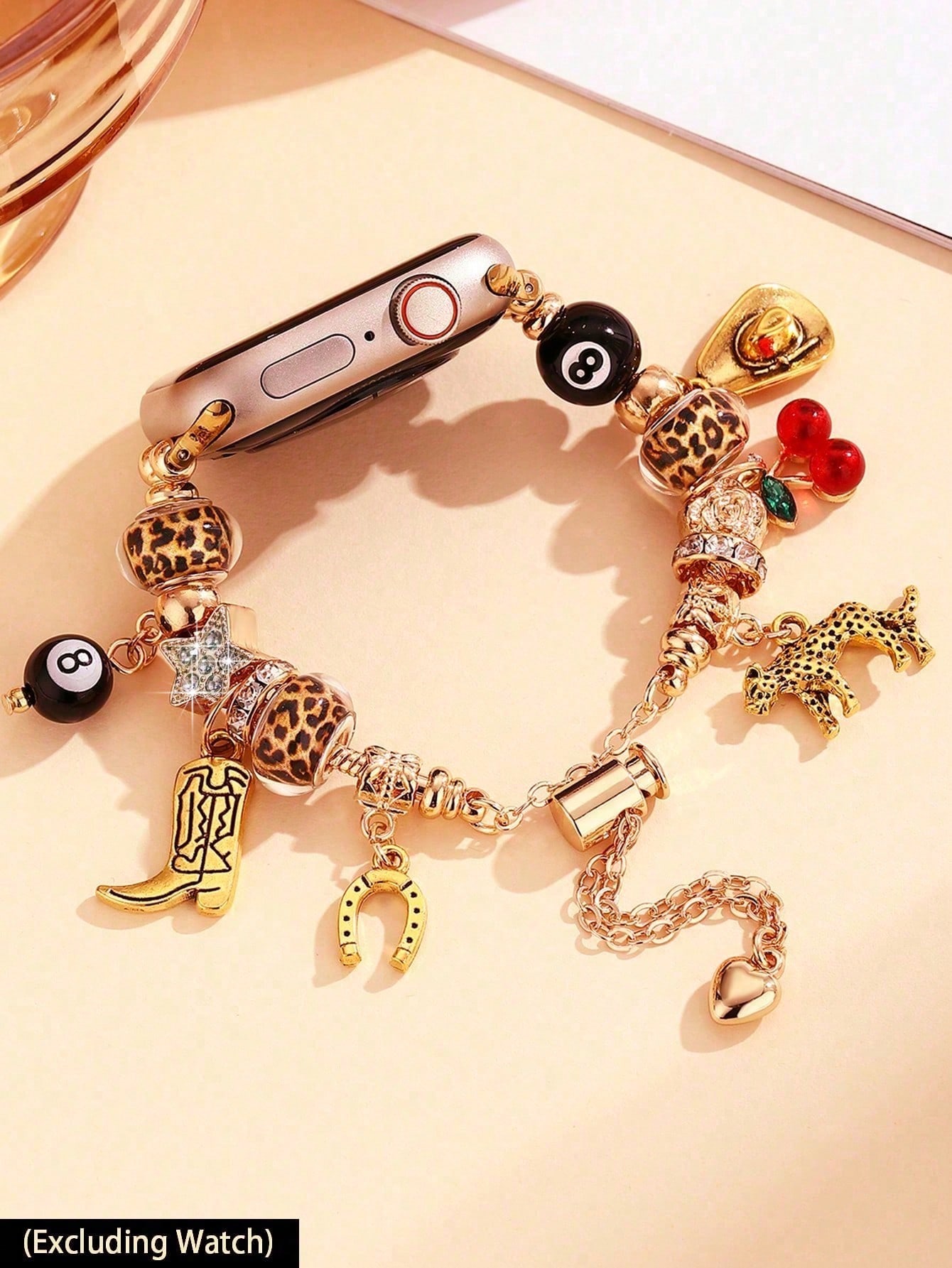 1pc Leopard Print Stylish Band - Smartwatch Stylish Watches For Women 리뷰 및 가격
