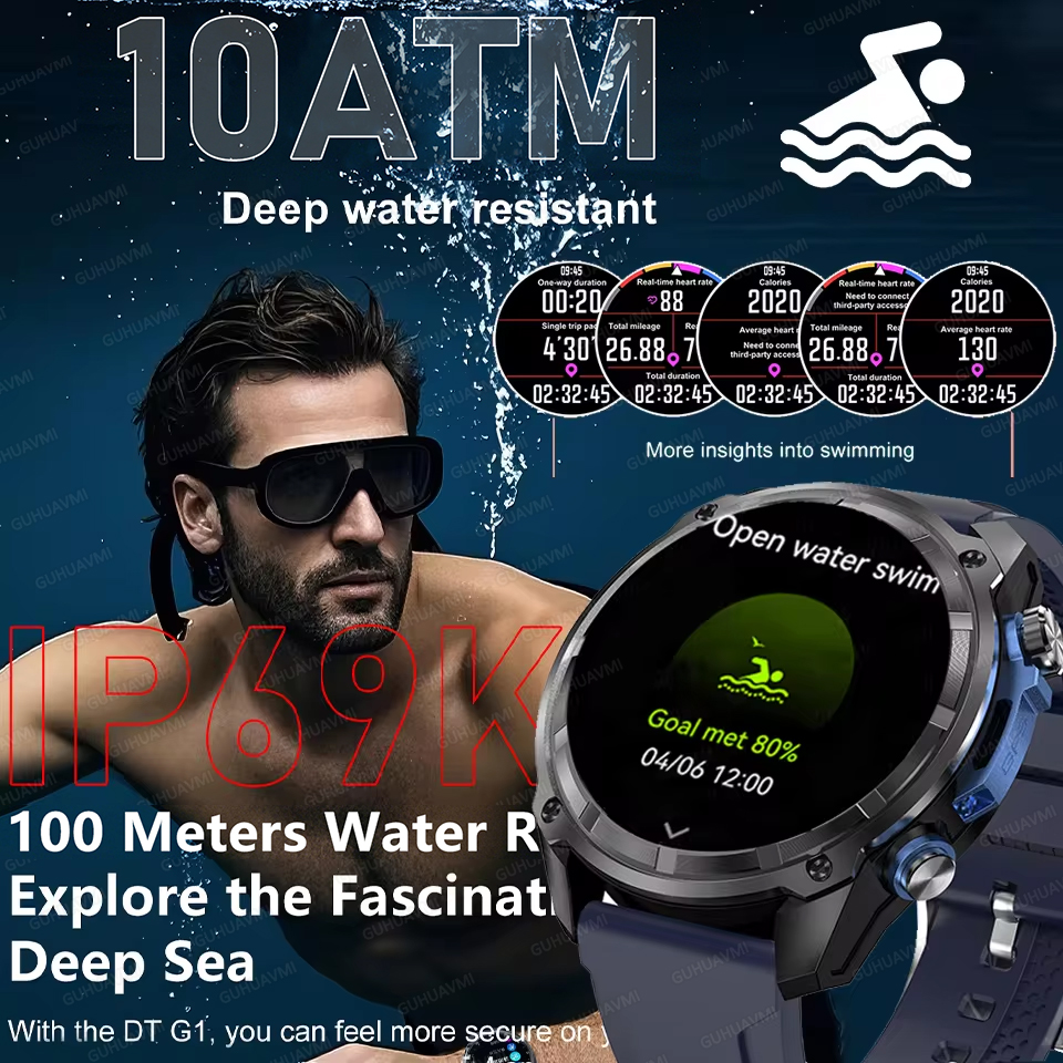 New Military Offline GPS Map S - Smartwatch New Watches 2025 리뷰 및 가격